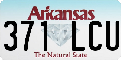 AR license plate 371LCU