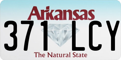AR license plate 371LCY