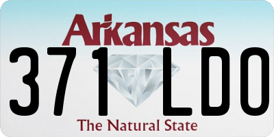 AR license plate 371LDO