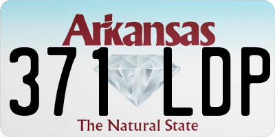 AR license plate 371LDP