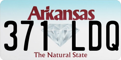 AR license plate 371LDQ