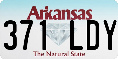 AR license plate 371LDY