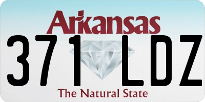 AR license plate 371LDZ
