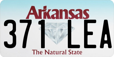 AR license plate 371LEA