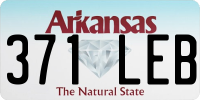 AR license plate 371LEB
