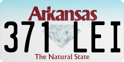 AR license plate 371LEI