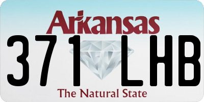AR license plate 371LHB