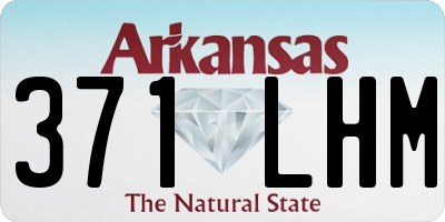 AR license plate 371LHM