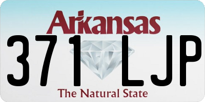 AR license plate 371LJP