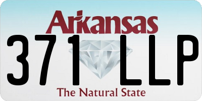 AR license plate 371LLP