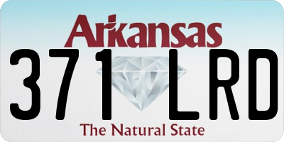 AR license plate 371LRD