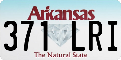 AR license plate 371LRI