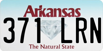 AR license plate 371LRN