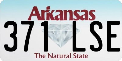 AR license plate 371LSE