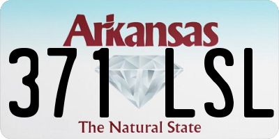 AR license plate 371LSL