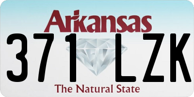 AR license plate 371LZK