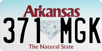 AR license plate 371MGK