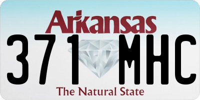 AR license plate 371MHC