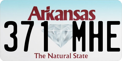 AR license plate 371MHE