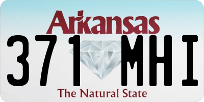 AR license plate 371MHI