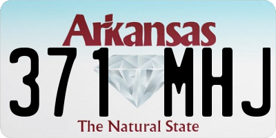 AR license plate 371MHJ