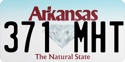 AR license plate 371MHT