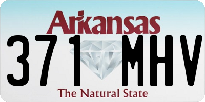 AR license plate 371MHV