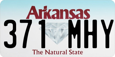 AR license plate 371MHY