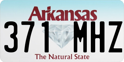 AR license plate 371MHZ