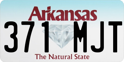 AR license plate 371MJT