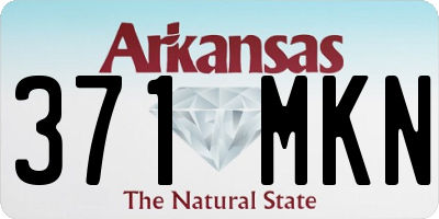 AR license plate 371MKN
