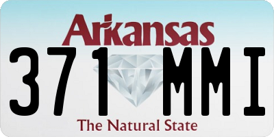 AR license plate 371MMI