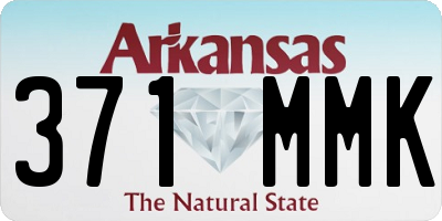 AR license plate 371MMK