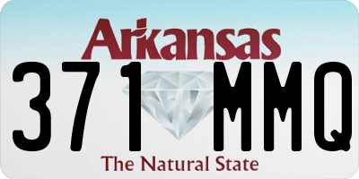 AR license plate 371MMQ