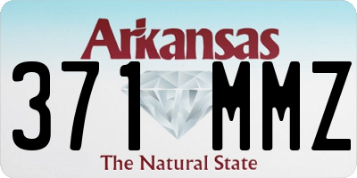 AR license plate 371MMZ