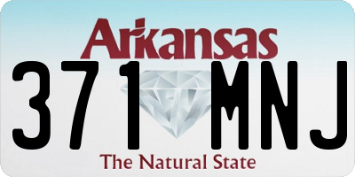 AR license plate 371MNJ