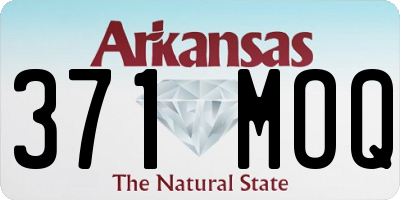 AR license plate 371MOQ