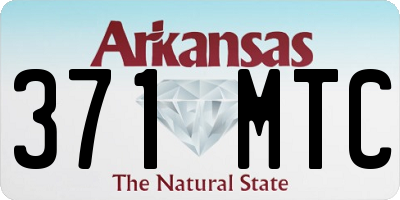 AR license plate 371MTC