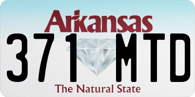 AR license plate 371MTD