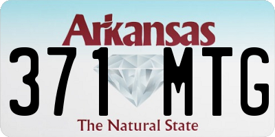 AR license plate 371MTG