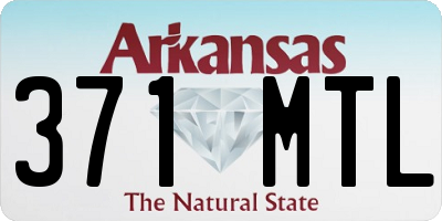 AR license plate 371MTL