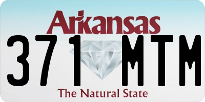 AR license plate 371MTM