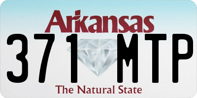 AR license plate 371MTP