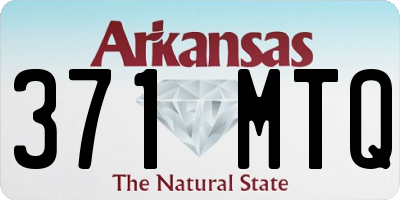 AR license plate 371MTQ
