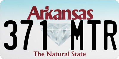 AR license plate 371MTR