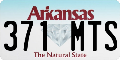 AR license plate 371MTS