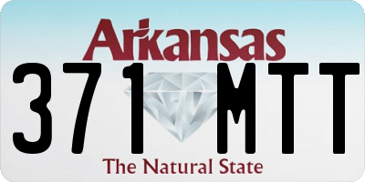AR license plate 371MTT