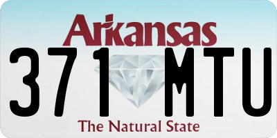 AR license plate 371MTU