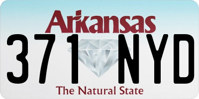 AR license plate 371NYD
