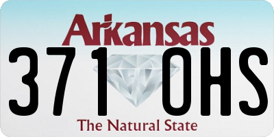 AR license plate 371OHS